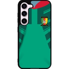 Coque Samsung Galaxy S23 FE - Silicone rigide noir Maillot de football Cameroun 2022 personnalisable