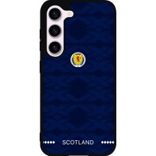 Coque Samsung Galaxy S23 FE - Silicone rigide noir Maillot de football Ecosse 2026 personnalisable