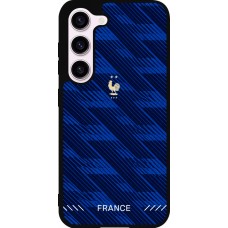 Coque Samsung Galaxy S23 FE - Silicone rigide noir Maillot de football France 2026 personnalisable