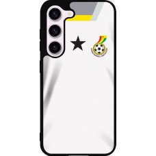 Coque Samsung Galaxy S23 FE - Silicone rigide noir Maillot de football Ghana 2022 personnalisable