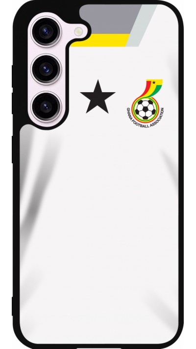Samsung Galaxy S23 FE Case Hülle - Silikon schwarz Ghana 2022 personalisierbares Fussballtrikot