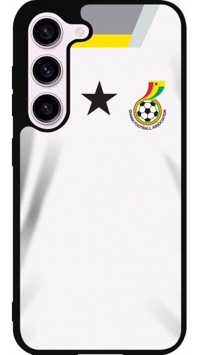 Samsung Galaxy S23 FE Case Hülle - Silikon schwarz Ghana 2022 personalisierbares Fussballtrikot