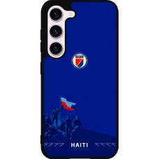 Coque Samsung Galaxy S23 FE - Silicone rigide noir Maillot de football Haiti 2026 personnalisable