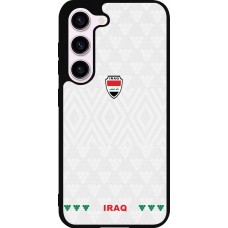Coque Samsung Galaxy S23 FE - Silicone rigide noir Maillot de football Irak 2026 personnalisable