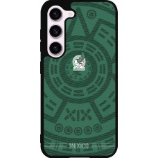 Coque Samsung Galaxy S23 FE - Silicone rigide noir Maillot de football Mexique 2026 personnalisable
