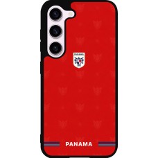 Coque Samsung Galaxy S23 FE - Silicone rigide noir Maillot de football Panama 2026 personnalisable