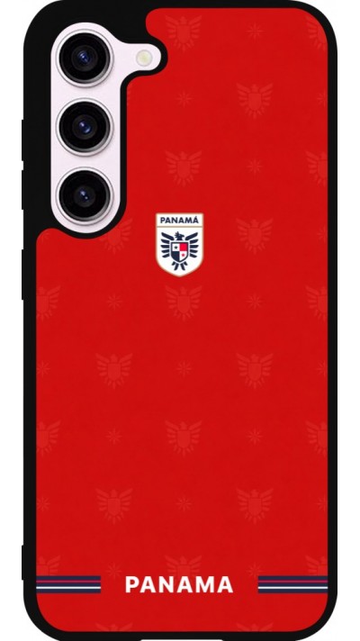 Coque Samsung Galaxy S23 FE - Silicone rigide noir Maillot de football Panama 2026 personnalisable