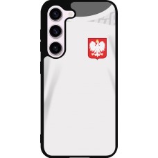 Samsung Galaxy S23 FE Case Hülle - Silikon schwarz Polen 2022 personalisierbares Fussballtrikot
