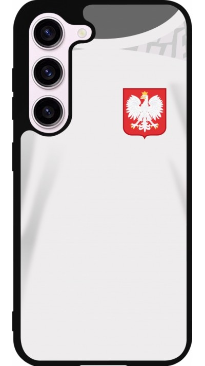 Samsung Galaxy S23 FE Case Hülle - Silikon schwarz Polen 2022 personalisierbares Fussballtrikot
