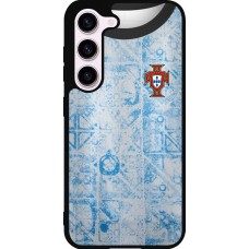 Samsung Galaxy S23 FE Case Hülle - Silikon schwarz Portugal Away personalisierbares Fussballtrikot