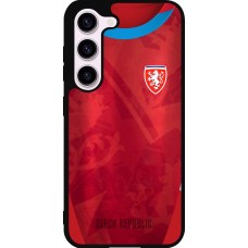 Samsung Galaxy S23 FE Case Hülle - Silikon schwarz Tschechische Republik personalisierbares Fussballtrikot