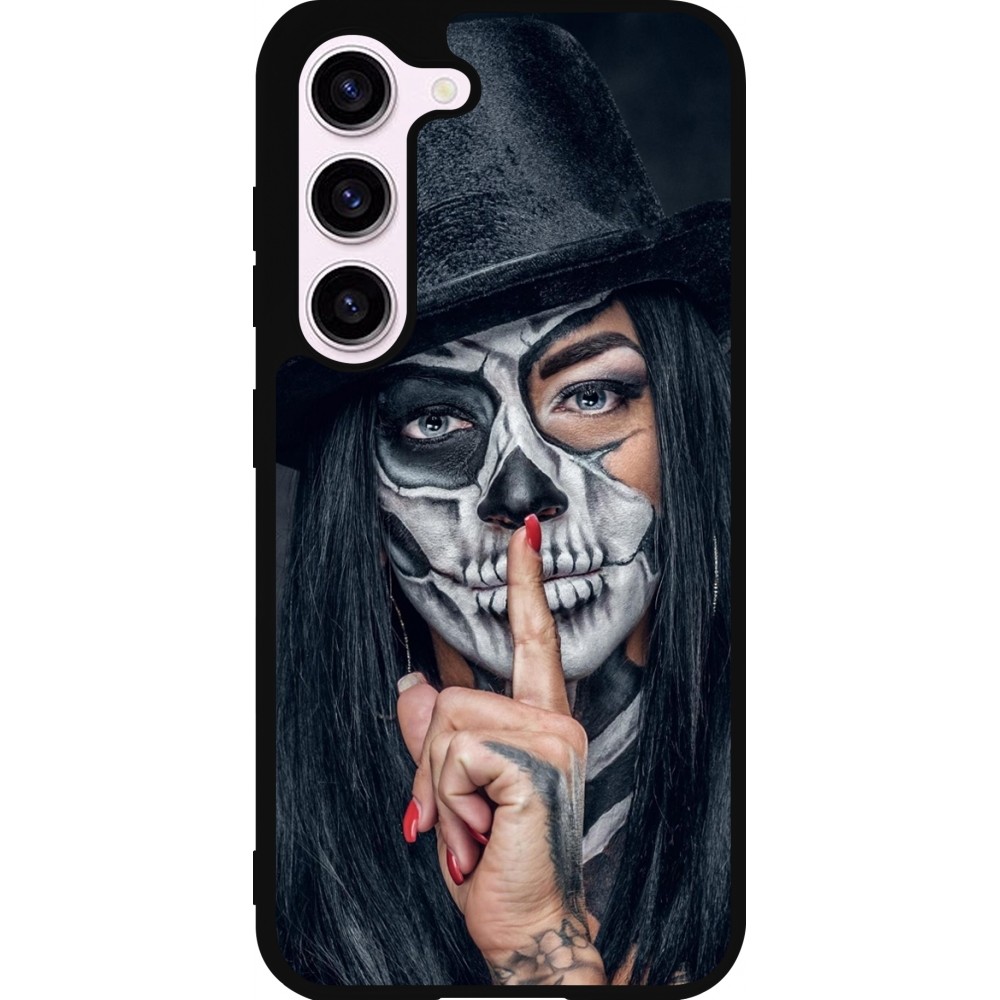 Samsung Galaxy S23 FE Case Hülle - Silikon schwarz Halloween 18 19