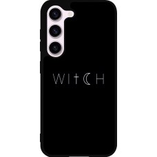 Coque Samsung Galaxy S23 FE - Silicone rigide noir Halloween 22 witch word