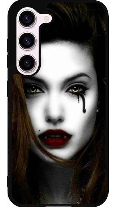 Samsung Galaxy S23 FE Case Hülle - Silikon schwarz Halloween 2023 gothic vampire