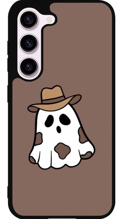 Samsung Galaxy S23 FE Case Hülle - Silikon schwarz Halloween 2024 cowboy ghost