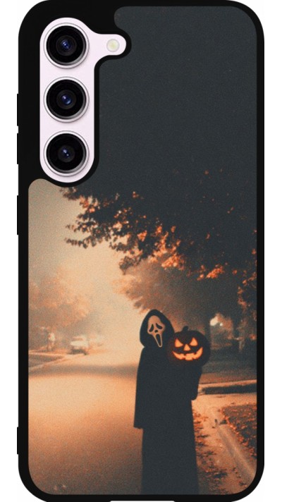Coque Samsung Galaxy S23 FE - Silicone rigide noir Halloween 2025 Scream