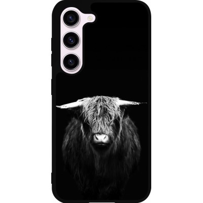 Samsung Galaxy S23 FE Case Hülle - Silikon schwarz Highland calf black