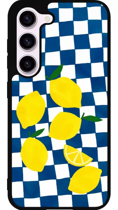 Coque Samsung Galaxy S23 FE - Silicone rigide noir Illustration lemons 2026