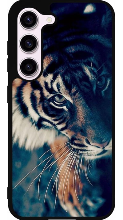 Samsung Galaxy S23 FE Case Hülle - Silikon schwarz Incredible Lion
