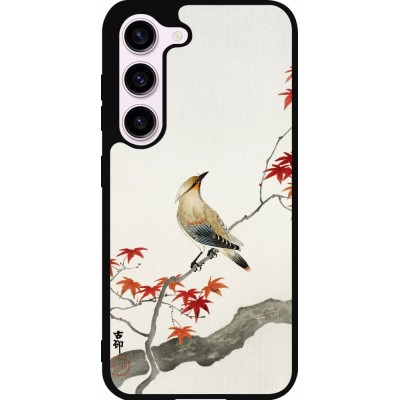 Samsung Galaxy S23 FE Case Hülle - Silikon schwarz Japanese Bird