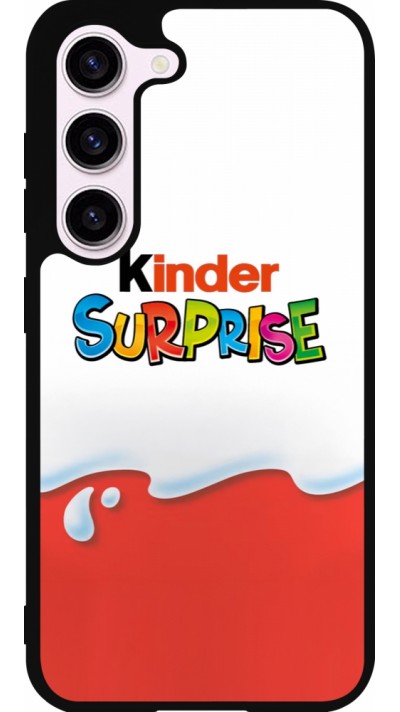 Coque Samsung Galaxy S23 FE - Silicone rigide noir Kinder Surprise Coque Samsung Galaxy S23 FE - Silicone rigide noir Kinder Surprise