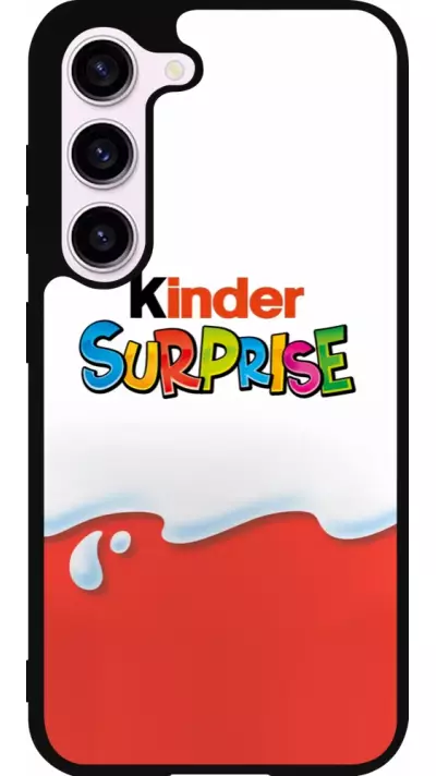 Coque Samsung Galaxy S23 FE - Silicone rigide noir Kinder Surprise