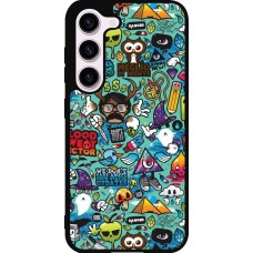 Samsung Galaxy S23 FE Case Hülle - Silikon schwarz Mixed Cartoons Turquoise