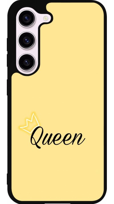 Coque Samsung Galaxy S23 FE - Silicone rigide noir Mom 2024 Queen