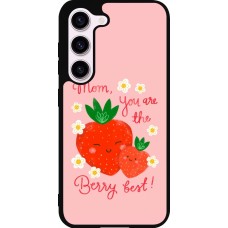 Coque Samsung Galaxy S23 FE - Silicone rigide noir Mom 2026 Berry best