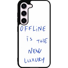 Coque Samsung Galaxy S23 FE - Silicone rigide noir Offline is the new luxury