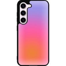 Coque Samsung Galaxy S23 FE - Silicone rigide noir Orange Pink Blue Gradient