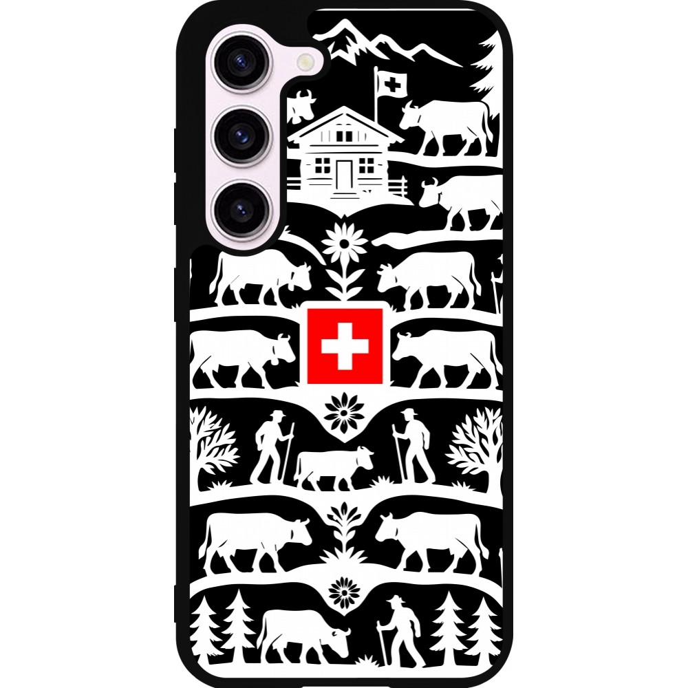Samsung Galaxy S23 FE Case Hülle - Silikon schwarz Poya Schweiz 3 schwarz