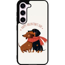 Coque Samsung Galaxy S23 FE - Silicone rigide noir Saint Valentines Day 26 Happy Valentine