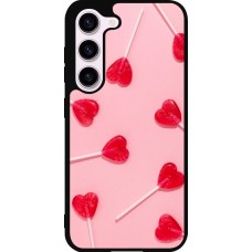 Coque Samsung Galaxy S23 FE - Silicone rigide noir Saint Valentines Day 26 Lollipop