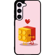 Coque Samsung Galaxy S23 FE - Silicone rigide noir Saint Valentines Day 26 Puzzle