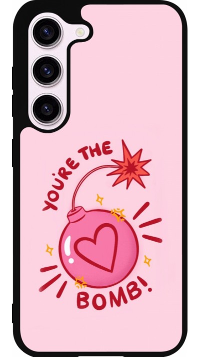 Coque Samsung Galaxy S23 FE - Silicone rigide noir Saint Valentines Day 26 You are the bomb