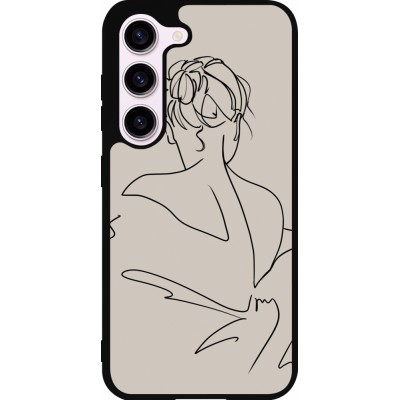 Coque Samsung Galaxy S23 FE - Silicone rigide noir Salnikova 05