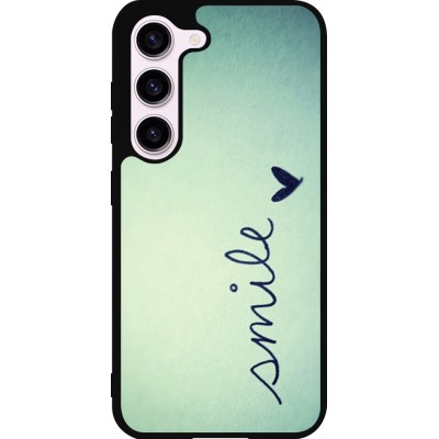 Coque Samsung Galaxy S23 FE - Silicone rigide noir Smile