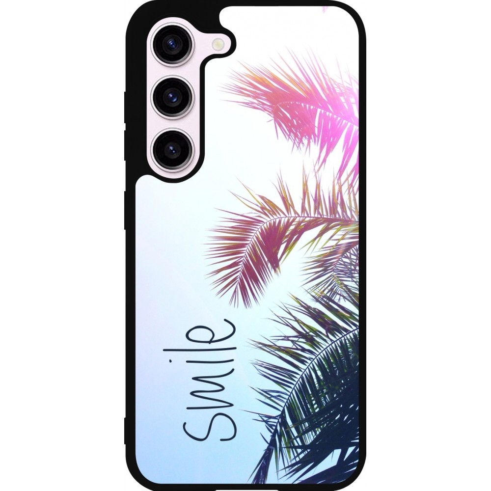 Coque Samsung Galaxy S23 FE - Silicone rigide noir Smile 05