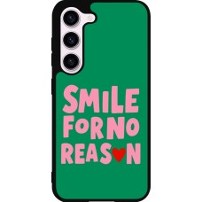 Samsung Galaxy S23 FE Case Hülle - Silikon schwarz Smile for no reason 2026