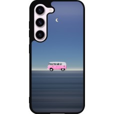 Samsung Galaxy S23 FE Case Hülle - Silikon schwarz Spring 23 pink bus