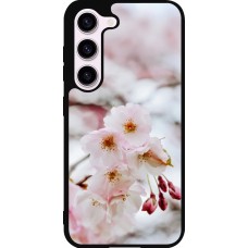 Coque Samsung Galaxy S23 FE - Silicone rigide noir Cherry tree Spring 2026