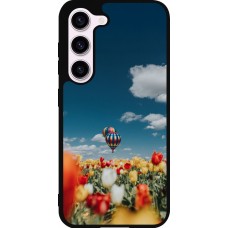 Coque Samsung Galaxy S23 FE - Silicone rigide noir Hot air balloon Spring 2026