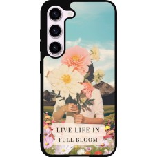 Coque Samsung Galaxy S23 FE - Silicone rigide noir Live life in full moon Spring 2026