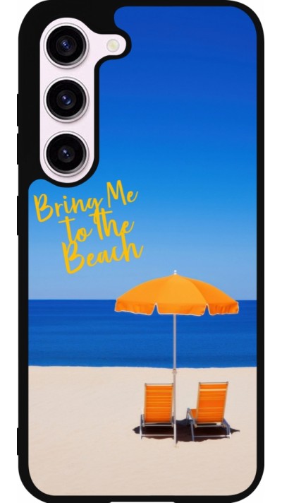 Coque Samsung Galaxy S23 FE - Silicone rigide noir Summer 2025 Bring me to the beach