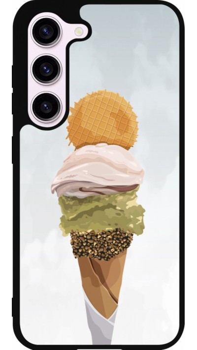 Coque Samsung Galaxy S23 FE - Silicone rigide noir Summer 2025 Cornet