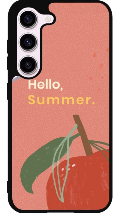 Coque Samsung Galaxy S23 FE - Silicone rigide noir Summer 2025 Hello summer