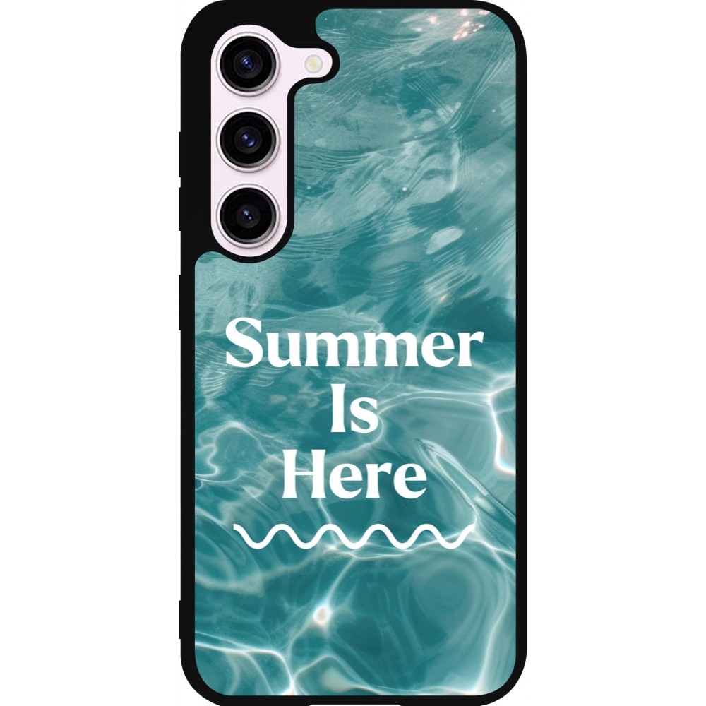 Coque Samsung Galaxy S23 FE - Silicone rigide noir Summer 2025 Summer is here