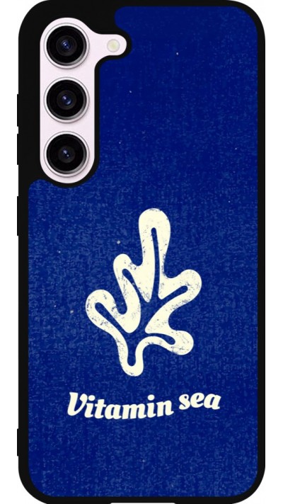 Coque Samsung Galaxy S23 FE - Silicone rigide noir Vitamin sea Summer 2026