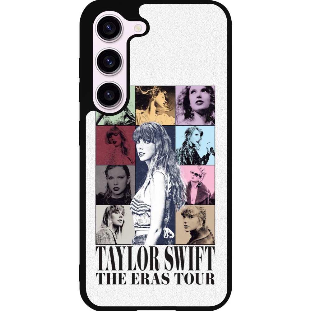 Coque Samsung Galaxy S23 FE - Silicone rigide noir Taylor Swift The Eras Tour